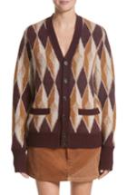 Women's Marc Jacobs Boiled Cashmere Jacquard Button Cardigan