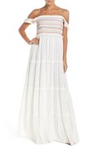 Women's Tory Burch Smocked Cover-up Maxi Dress