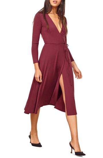 Women's Reformation Maurie Wrap Dress