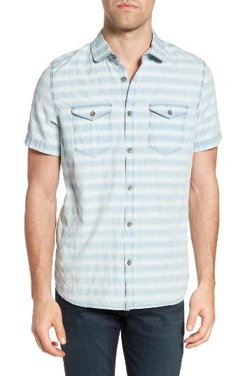 Men's Jeremiah Abbott Fit Dobby Stripe Sport Shirt