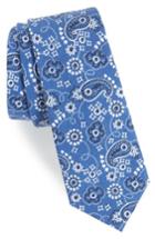 Men's 1901 Orduna Paisley Cotton Tie, Size - Blue
