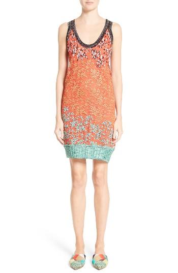 Women's Missoni Embellished Lace Slipdress
