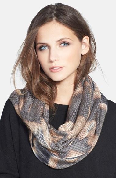 Women's T+c By Theodora & Callum Tie Dye Infinity Scarf