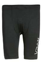 Men's Rvca Sport Compression Shorts, Size - Black
