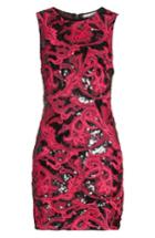 Women's Alice + Olivia Nat Embellished Fitted Minidress