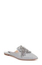 Women's Badgley Mischka Farley Embellished Mule M - Metallic
