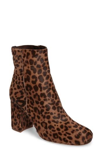 Women's J.crew Spencer Genuine Calf Hair Bootie M - Brown