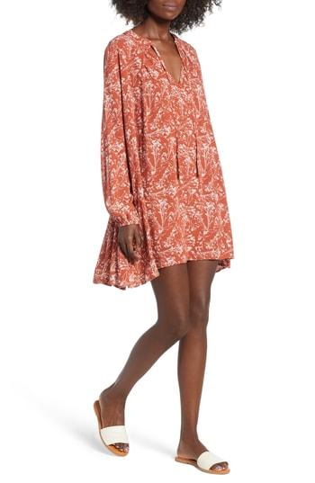 Women's Lira Clothing Ella Print Shift Dress - Orange