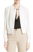 Women's Theory Daryette B Elevate Crepe Jacket, Size - Ivory