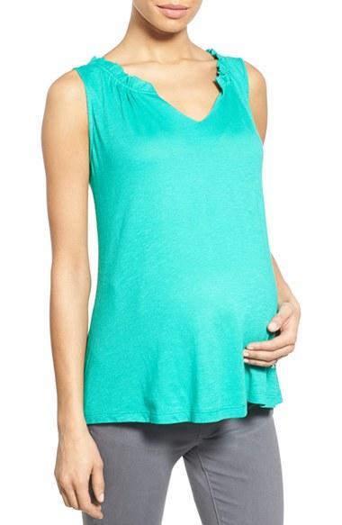 Women's Nom Maternity 'caitlin' Maternity Top - Green