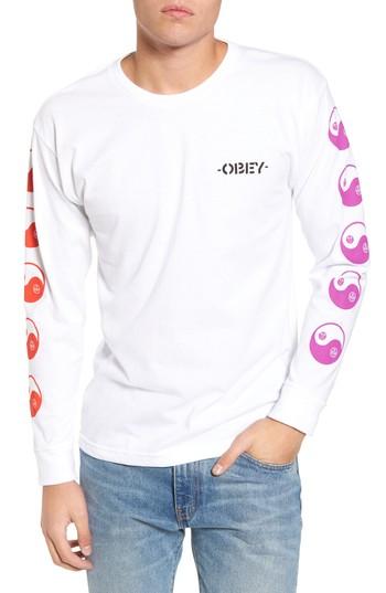 Men's Obey Subversion Basic T-shirt, Size - White