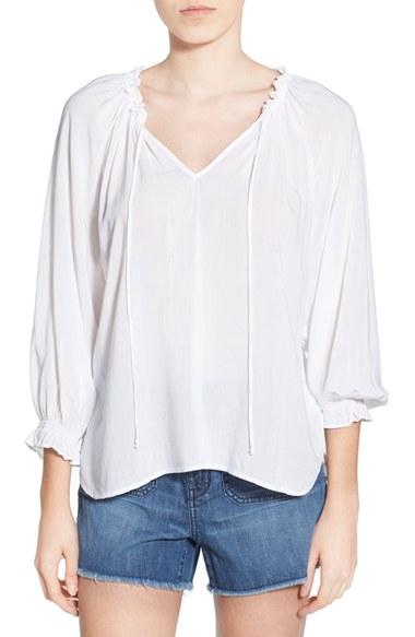 Women's Velvet By Graham & Spencer Challis Peasant Blouse