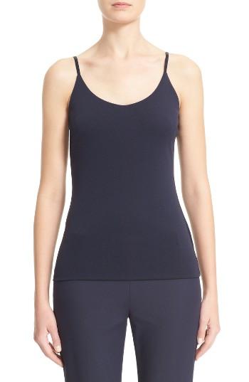 Women's Lafayette 148 New York Mesh Jersey Camisole - Blue