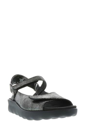 Women's Wolky Pichu Quarter Strap Sandal -7.5us / 38eu - Black