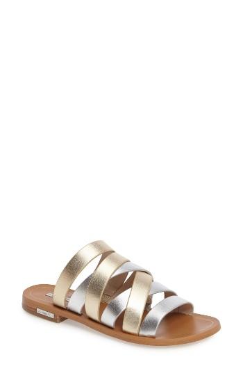 Women's Louise Et Cie Braelynn Slide Sandal .5 M - Metallic
