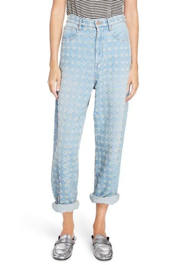 Women's Isabel Marant Etoile Cory Cuffed Jeans Us / 36 Fr - Blue