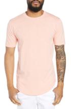 Men's Goodlife Scallop Hem Crewneck T-shirt, Size - Coral