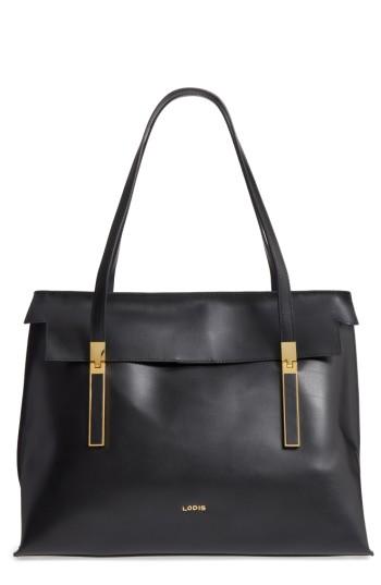 Lodis Silicon Valley - Lorrain Rfid Leather Satchel - Black