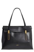 Lodis Silicon Valley - Lorrain Rfid Leather Satchel - Black