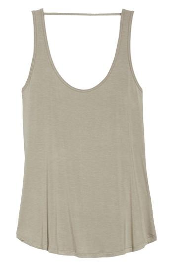 Women's Beyond Yoga Slink Twice Wrap Tank - Beige