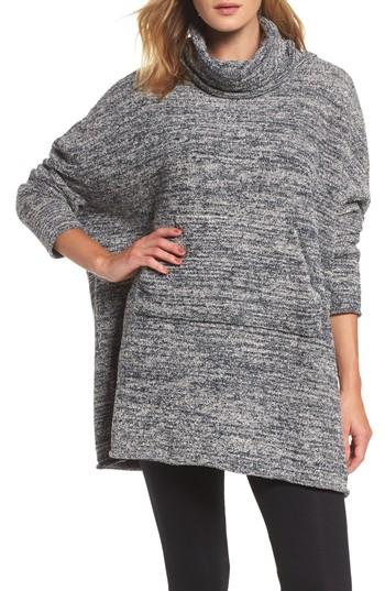Women's Barefoot Dreams Cozychic Lounge Pullover, Size - Blue