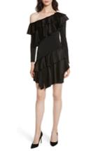 Women's Alice + Olivia Izzy One-shoulder Ruffle Dress