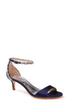 Women's Badgley Mischka Yareli Crystal Embellished Sandal .5 M - Blue