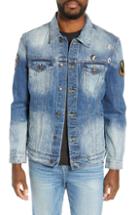 Men's Dragonfly Clothing Tiki Torch Denim Jacket