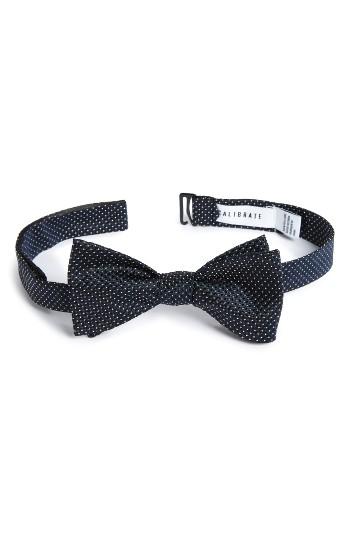 Men's Calibrate Pop Dot Silk Bow Tie, Size - Pink