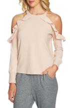Women's 1.state The Cozy Cold Shoulder Knit Top - Pink