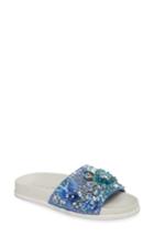 Women's Kenneth Cole New York Xenia Sequin Embellished Sandal M - Blue
