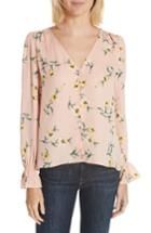 Women's Joie Bolona Peasant Sleeve Silk Top - Pink
