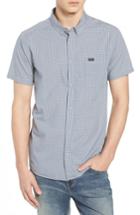 Men's Rvca Staple Woven Shirt - Grey