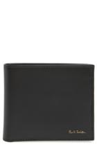 Men's Paul Smith Multistripe Leather Bifold Wallet -