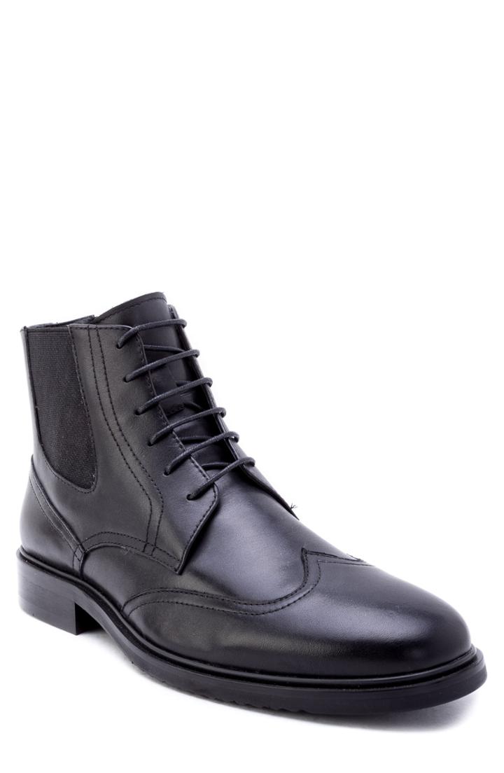 Men's Zanzara Morell Lace-up Chelsea Boot .5 M - Black