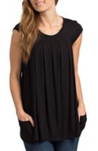 Women's Savi Mom Newport Maternity Nursing Top - Black