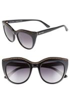 Women's Juicy Couture 51mm Cat Eye Sunglasses - Black
