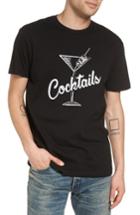 Men's Kid Dangerous Cocktails Graphic T-shirt - Black