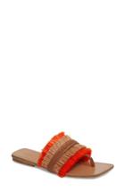 Women's Sigerson Morrison Woven Sandal M - Orange