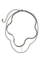 Women's Bp. Layered Bar Charm Necklace