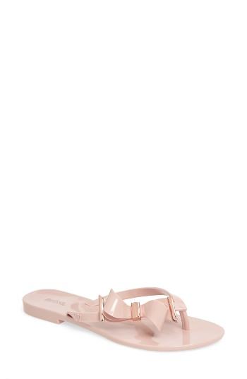 Women's Melissa Harmonic Make A Wish Jelly Flip Flop M - Pink