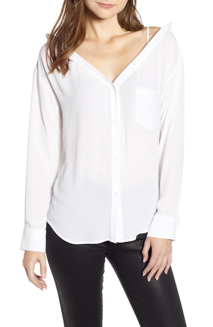 Women's Bailey 44 Barbara Boyfriend Shirt - White
