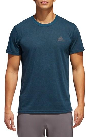 Men's Adidas Ultimate T-shirt - Blue/green