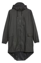 Men's Rains Waterproof Parka Coat - Black