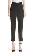 Women's Milly Flower Trim Italian Stretch Wool Pants