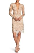 Women's Dress The Population Jamie Lace Sheath Dress - Beige