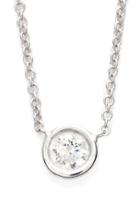 Women's Bony Levy Medium Diamond Solitaire Pendant Necklace (limited Edition) (nordstrom Exclusive)