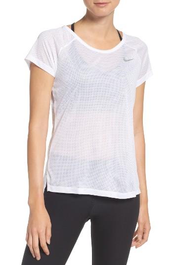 Women's Nike Breathe Running Top - White