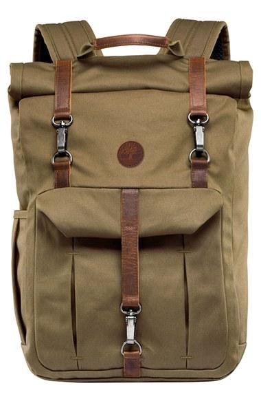 Men's Timberland 'walnut Hill' Canvas Backpack - Green