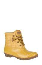 Women's Sperry 'saltwater' Duck Boot M - Yellow